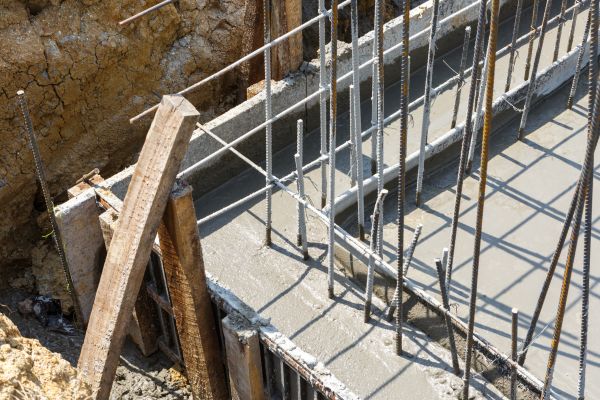 Concrete Footing Pouring in Pueblo